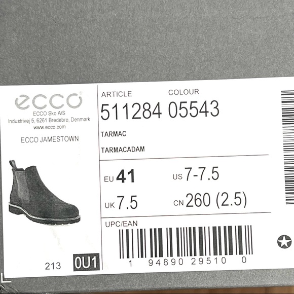 ECCO Men's Jamestown Leather Chelsea Boot - Available in sizes 6 - 6.5 & 7 - 7.5 - Picture 9 of 10